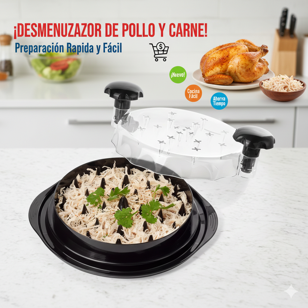 Desmenuzador de Pollo y Carne