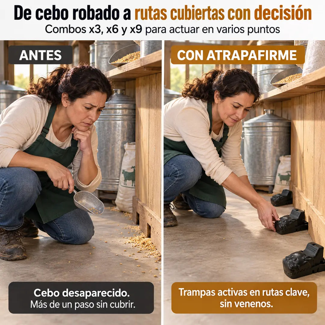 AtrapaRatas | Trampa Mecánica para Roedores