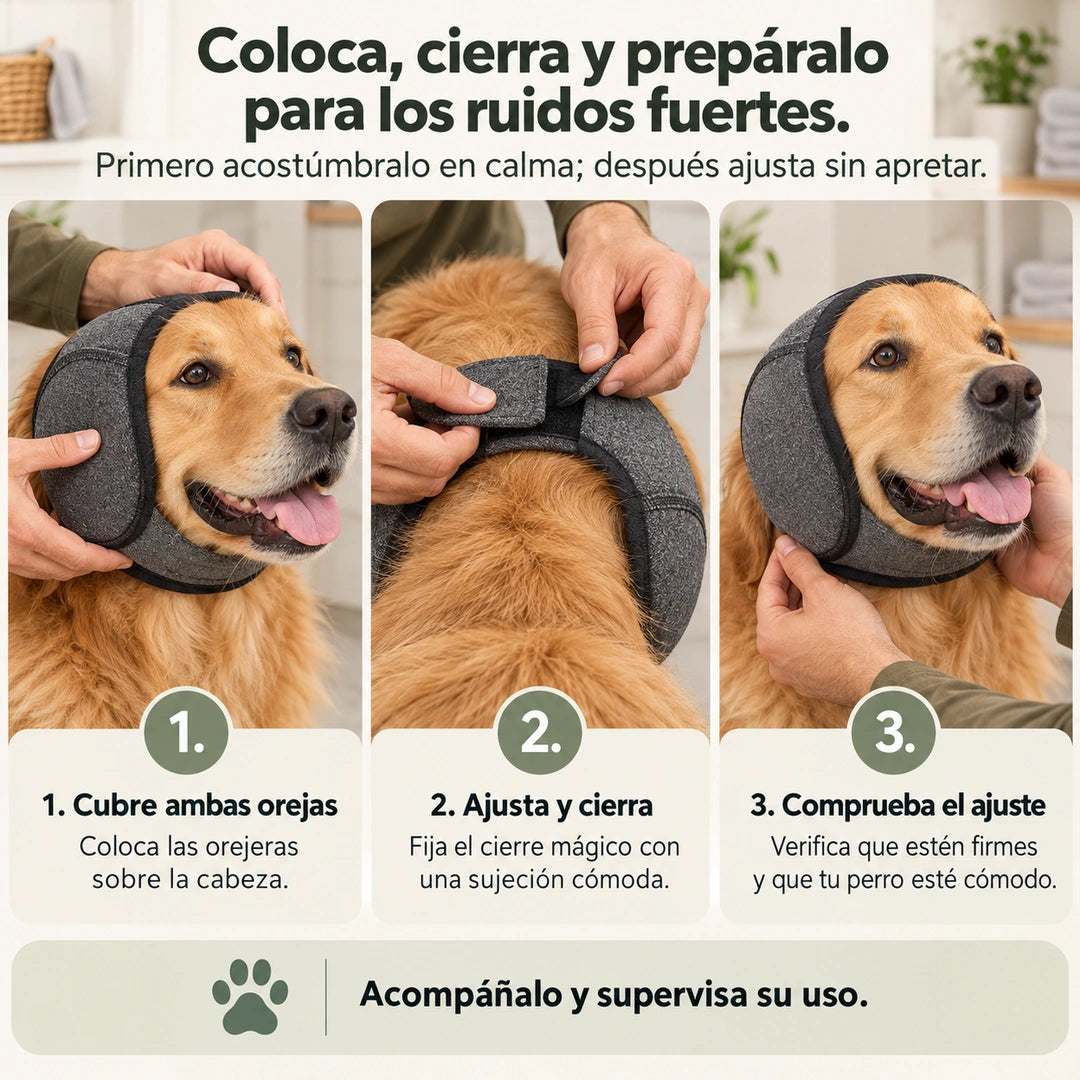 CalmaCan Orejeras Antiruido para Perros