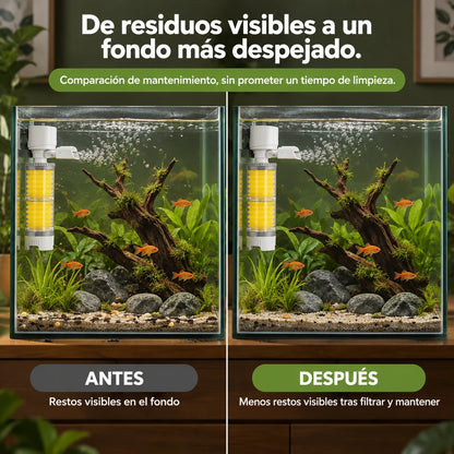 Filtro Silencioso 3 en 1 para Acuario