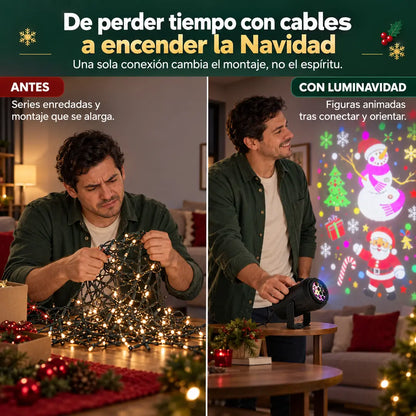 LumiNavidad Proyector LED Animado