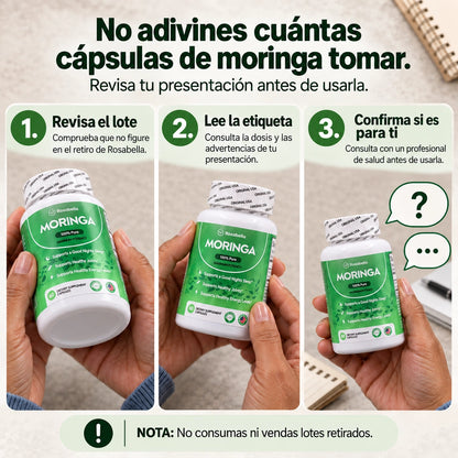 Moringa Rosabella 60 Cápsulas