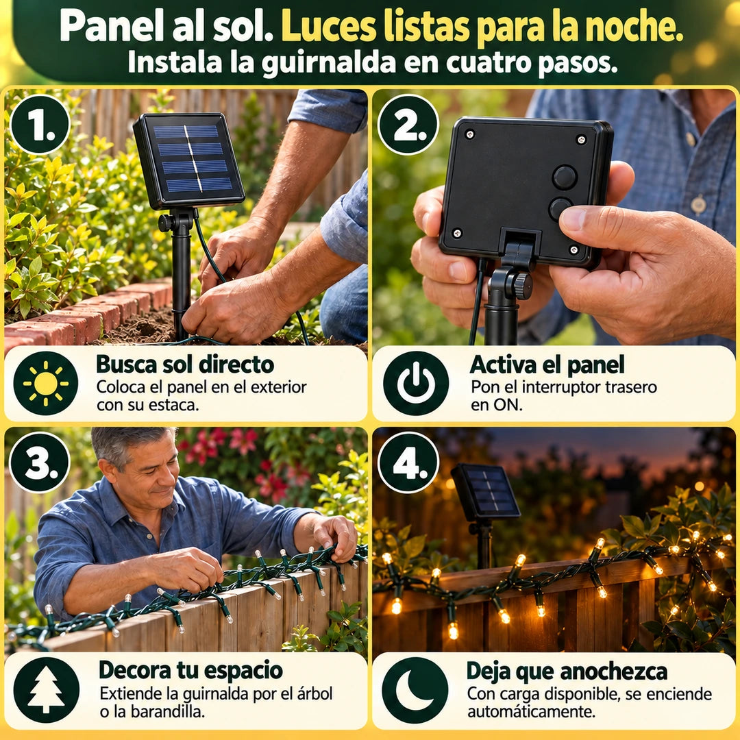 Luces Navideñas Cálidas