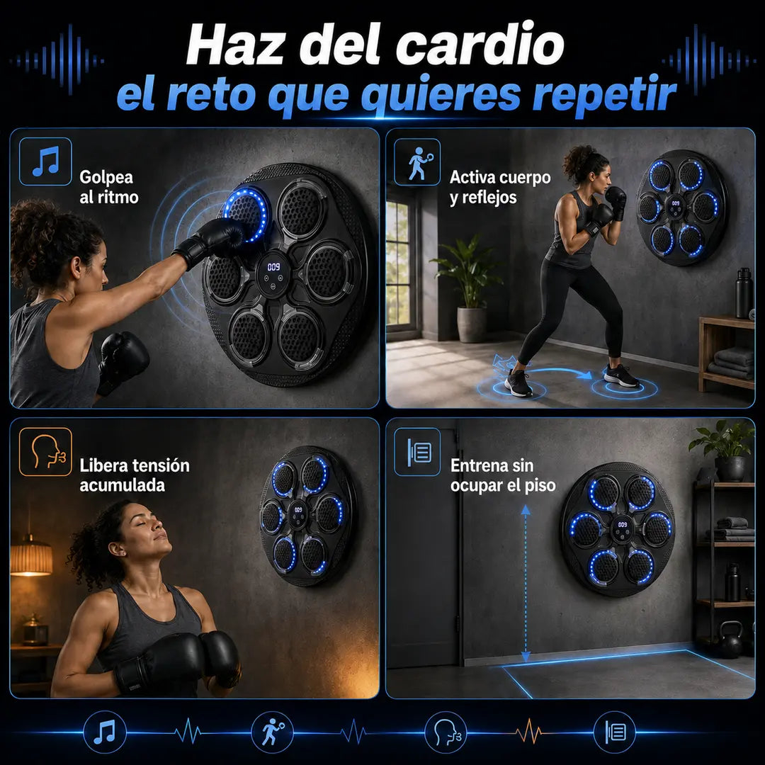 Boxing Beat | Máquina de Boxeo Musical Inteligente