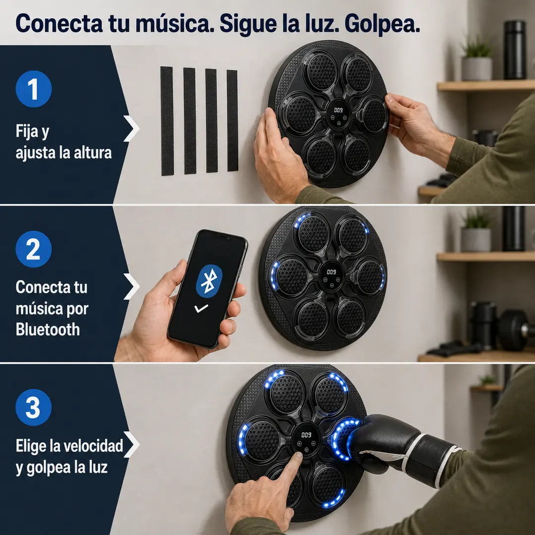 Boxing Beat | Máquina de Boxeo Musical Inteligente