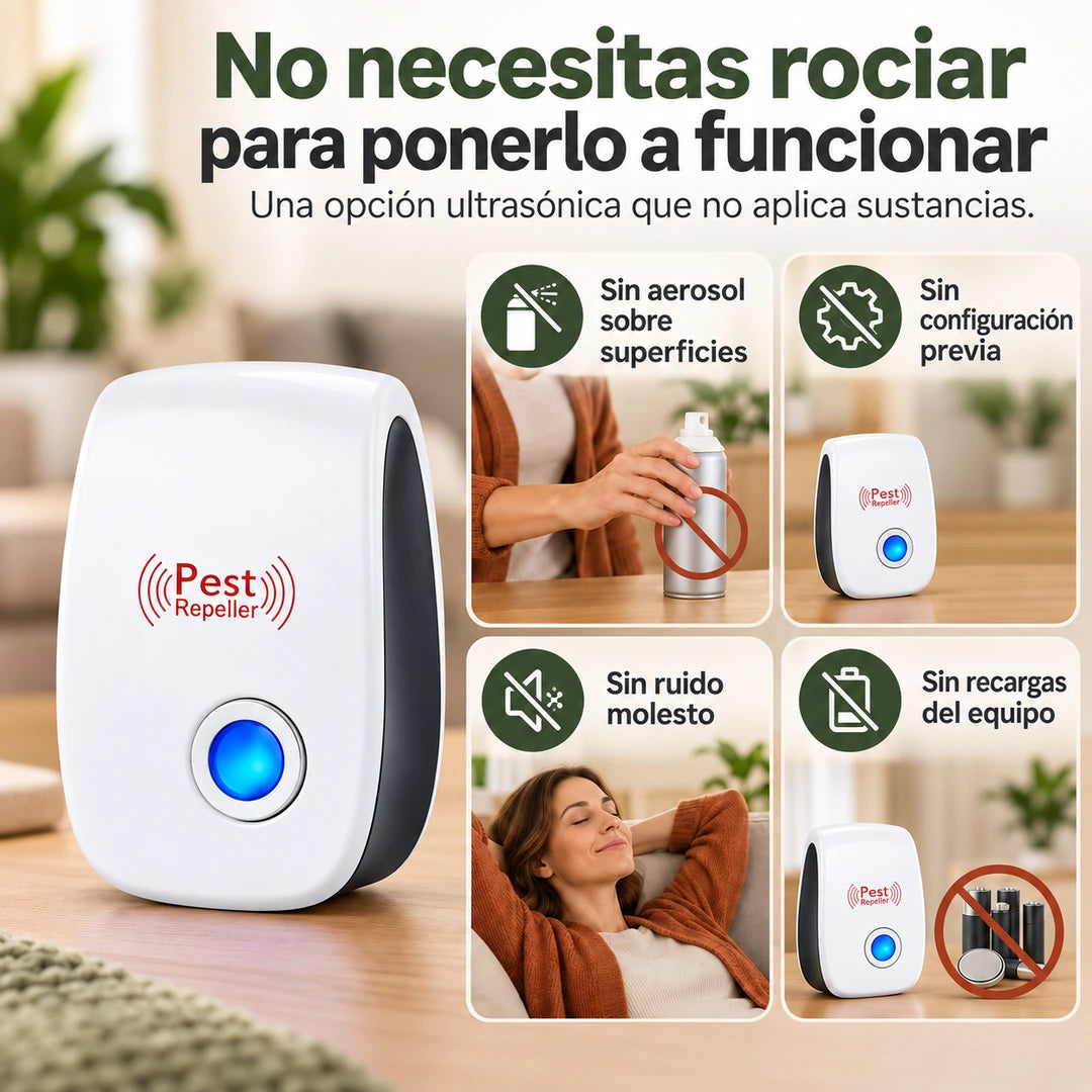 PulsoHogar Dispositivo Ultrasónico para Plagas