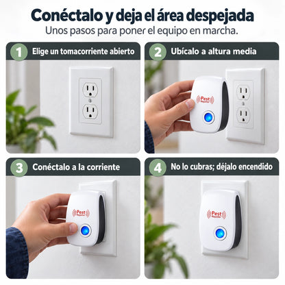 PulsoHogar Dispositivo Ultrasónico para Plagas