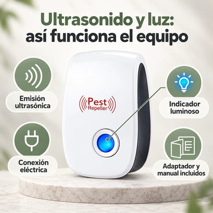 PulsoHogar Dispositivo Ultrasónico para Plagas