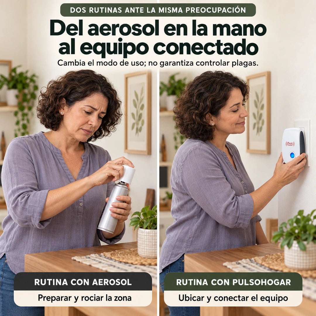 PulsoHogar Dispositivo Ultrasónico para Plagas