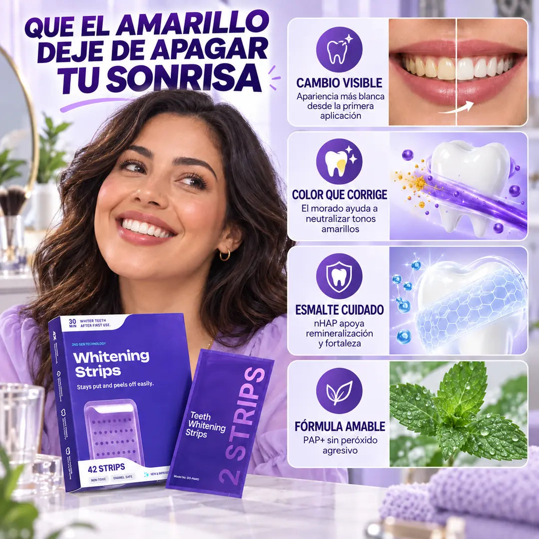 PurpleSmile Tiras Blanqueadoras
