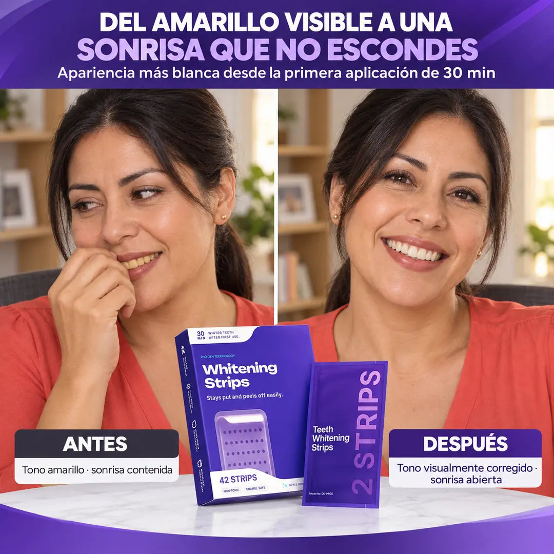 PurpleSmile Tiras Blanqueadoras