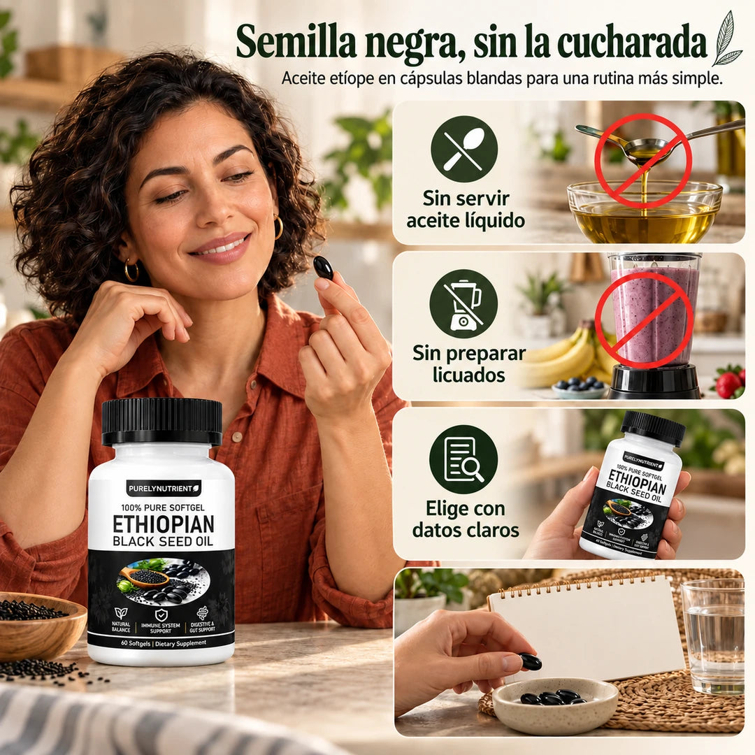 Semilla Negra Etíope — Aceite en Cápsulas