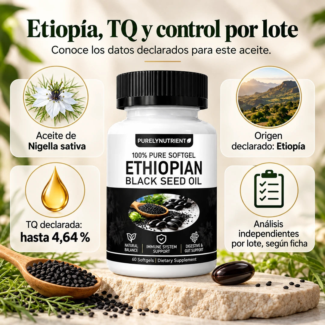 Semilla Negra Etíope — Aceite en Cápsulas