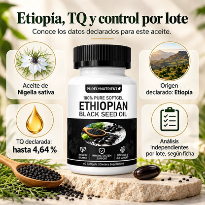 Semilla Negra Etíope — Aceite en Cápsulas