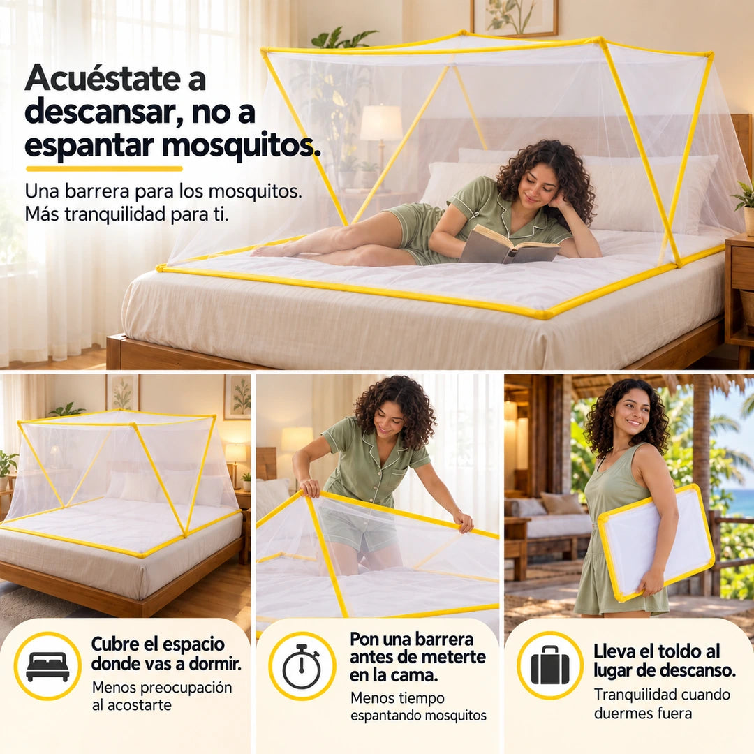 Toldo Mosquitero Plegable 2 Plazas