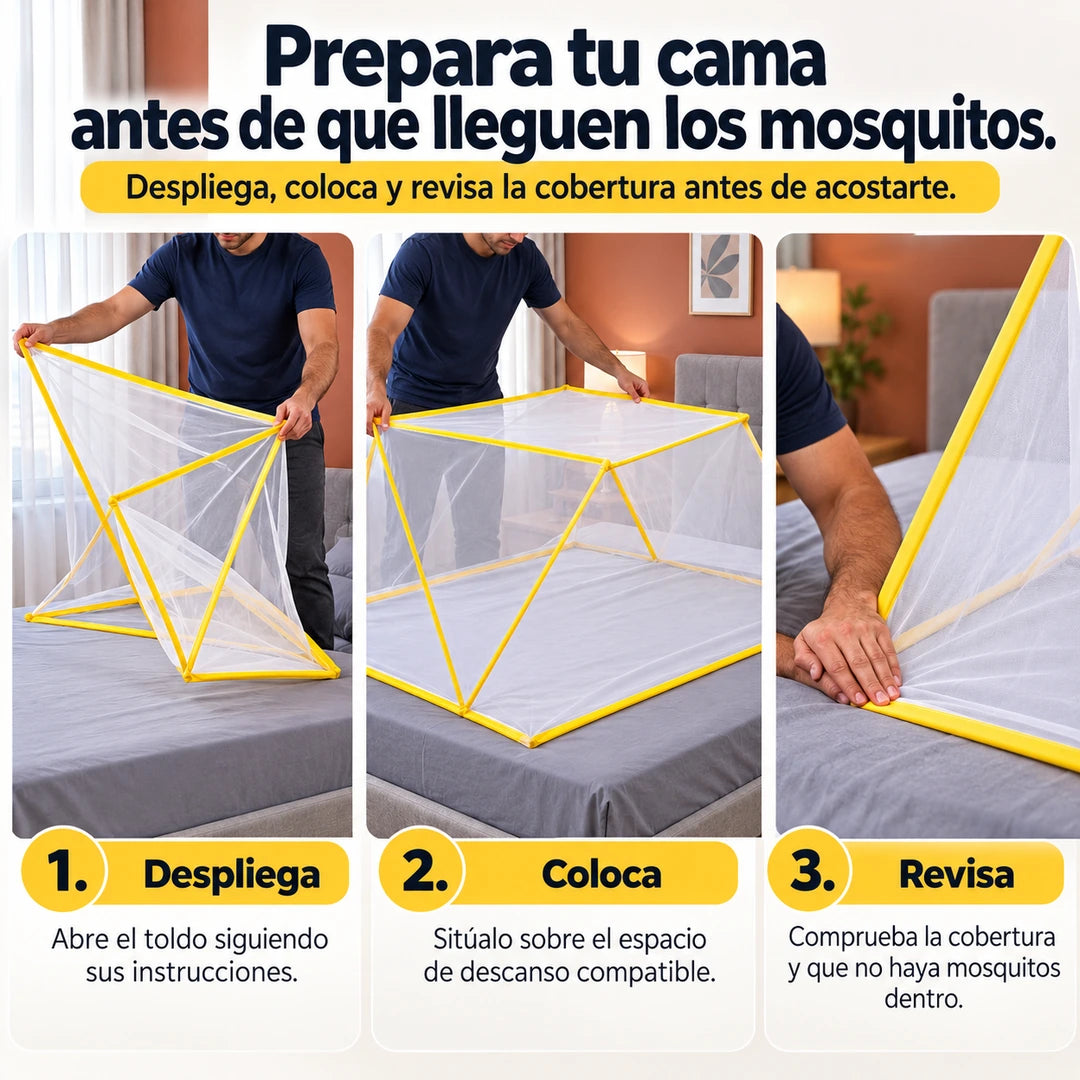 Toldo Mosquitero Plegable 2 Plazas