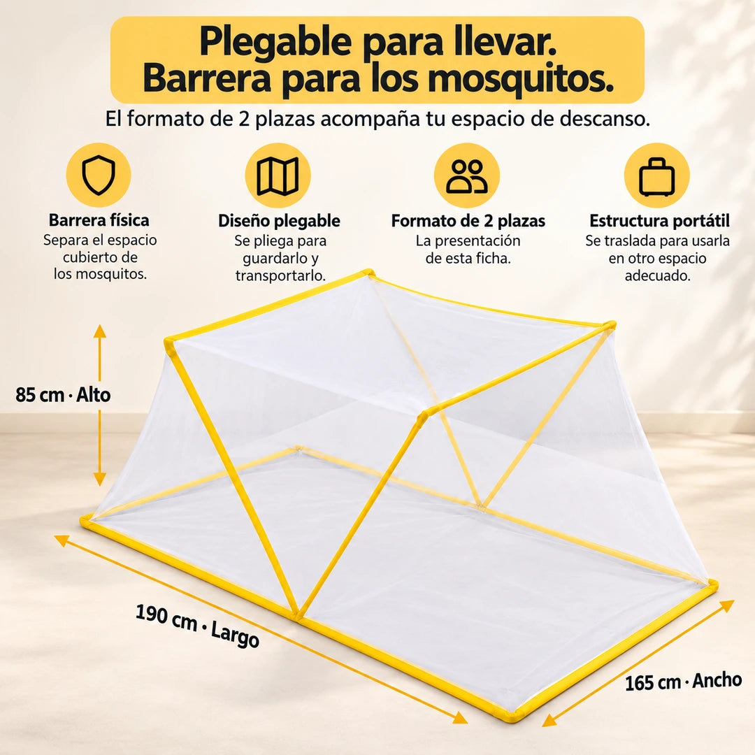 Toldo Mosquitero Plegable 2 Plazas