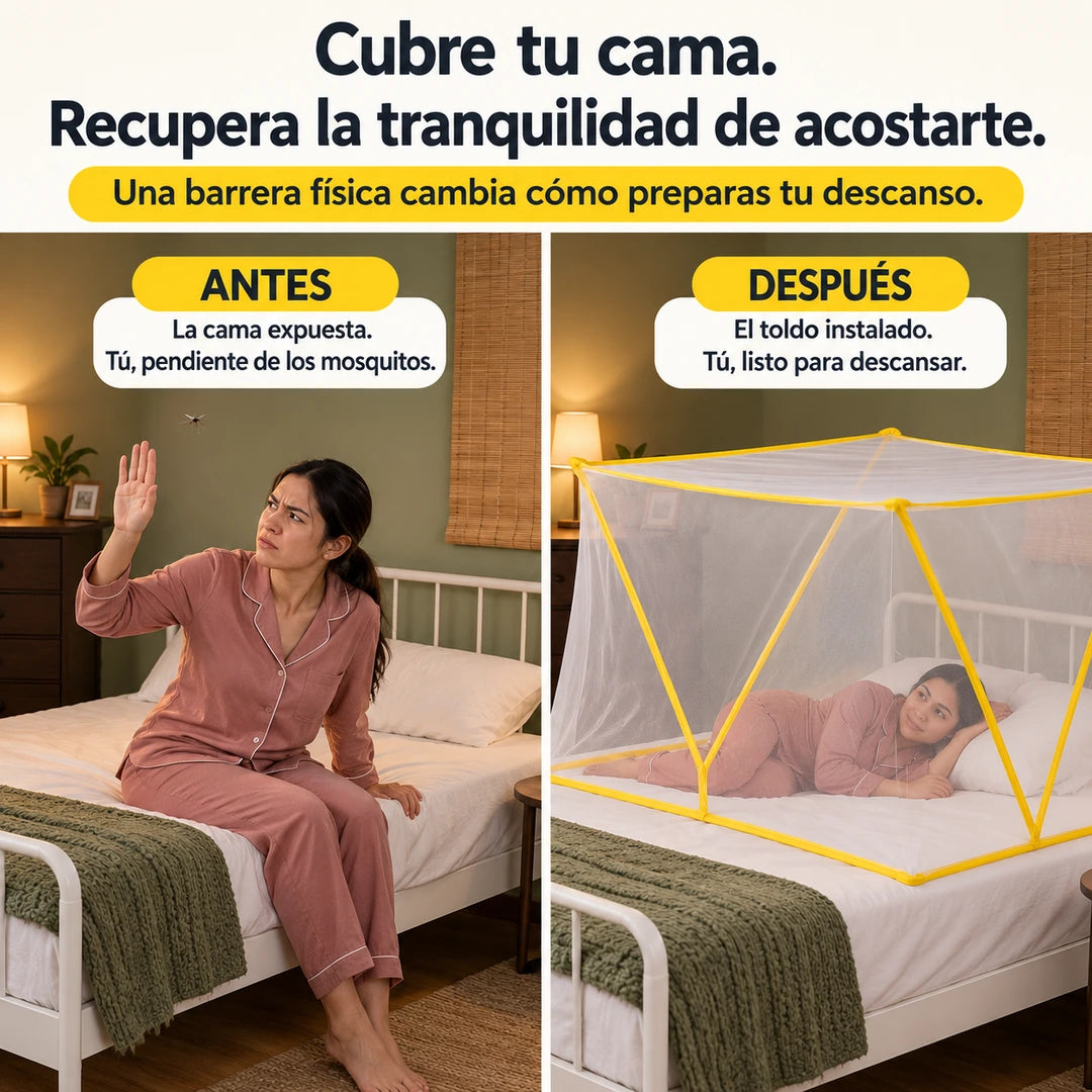 Toldo Mosquitero Plegable 2 Plazas
